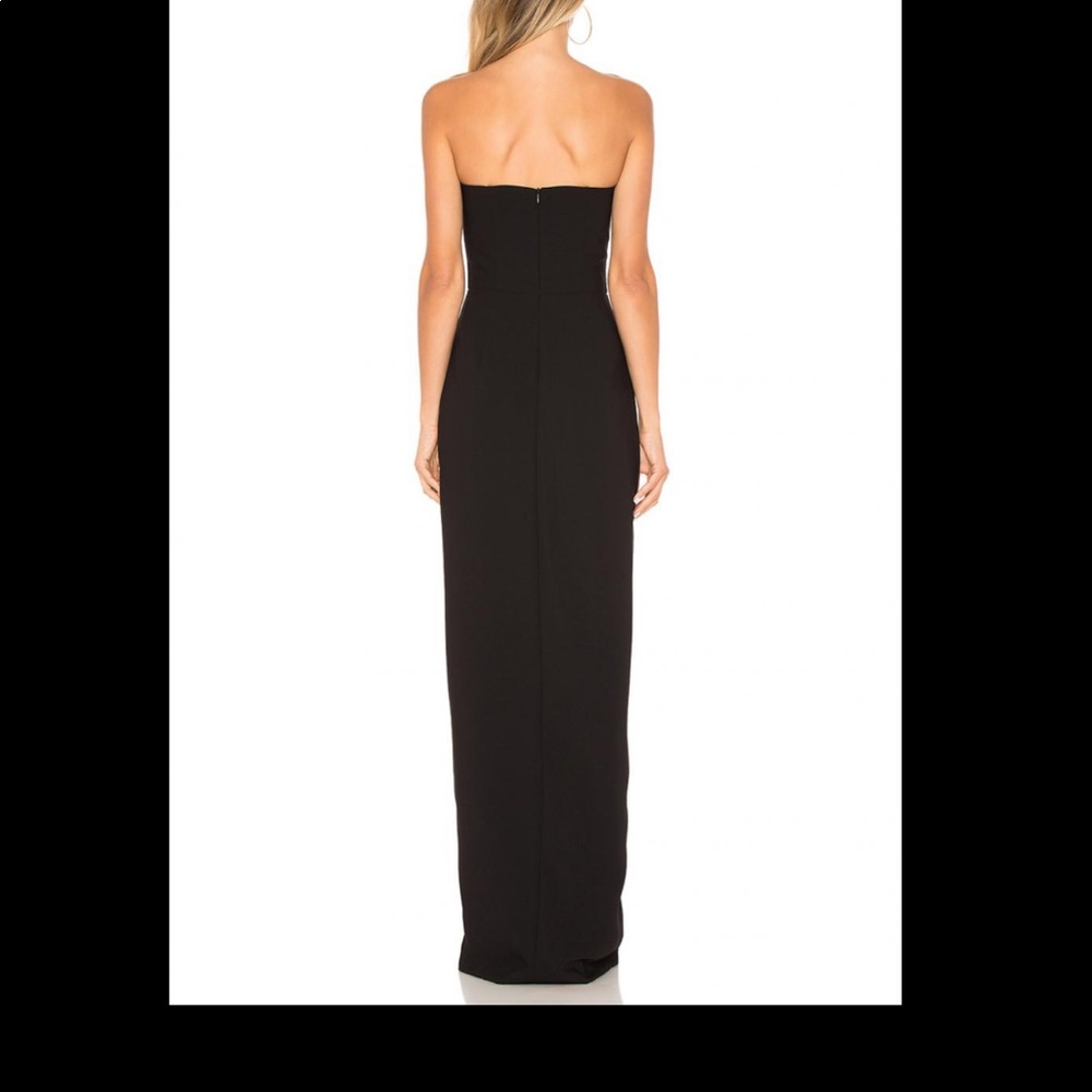 NWT Amanda Uprichard Cherri gown black size small